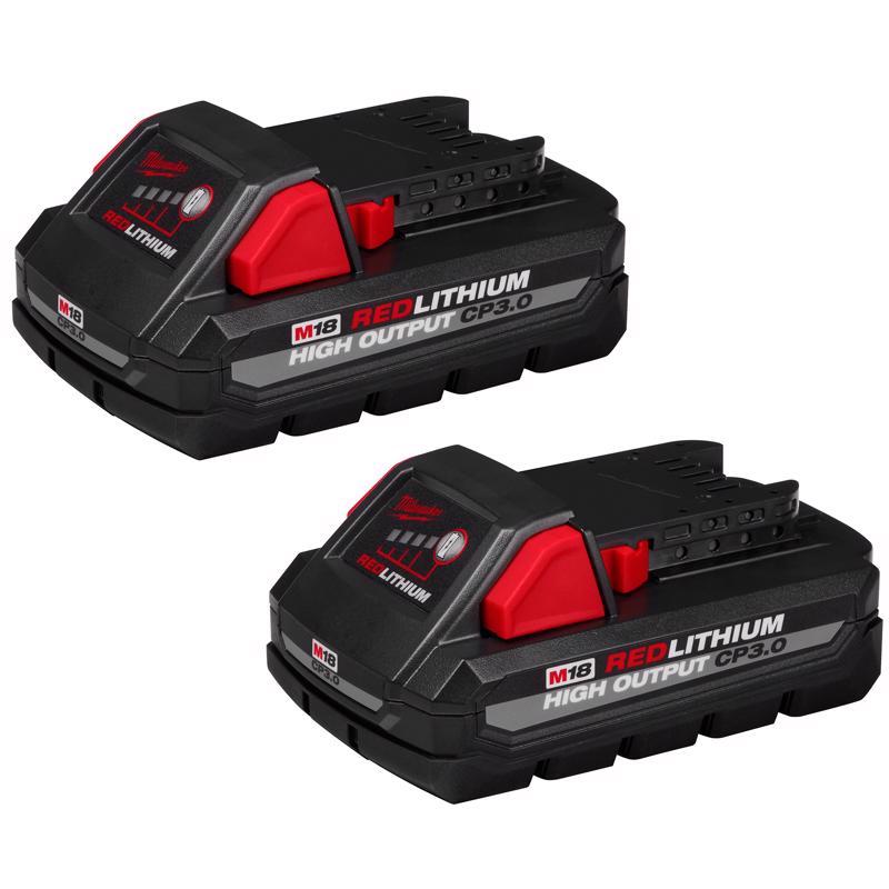Milwaukee M18 18V RedLithium Batteries - 2Ah to 12Ah