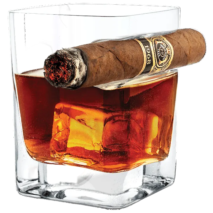 Corkcicle Cigar-Holding Whiskey Glass - 9 oz.