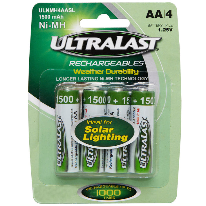 UltraLast 1.2V Rechargeable Batteries - 2 pc. & 4 pc.