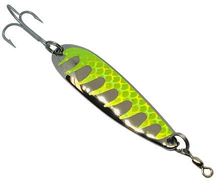 Gator Lures Silver Gator Casting Spoons - 0.75 oz to 3 oz.