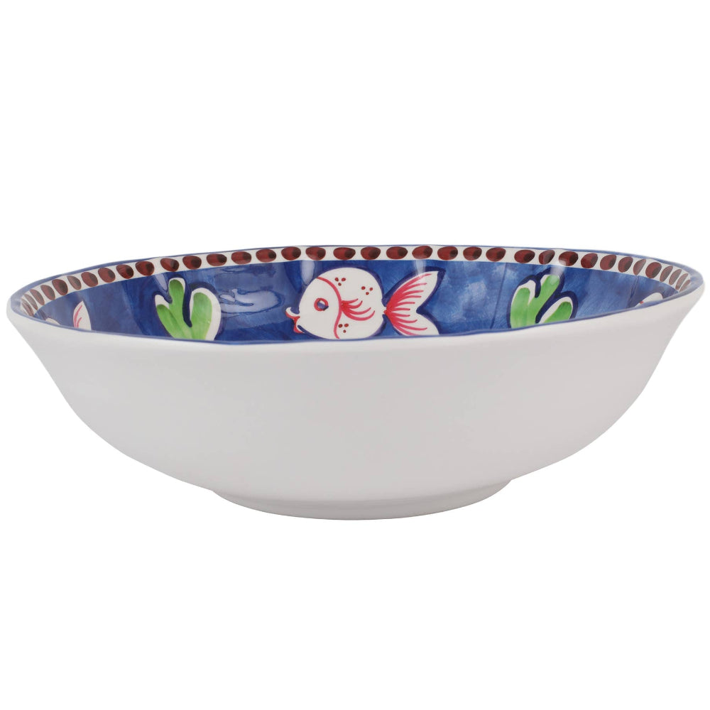Vietri Melamine Campagna Pesce Serving Bowl - 12"