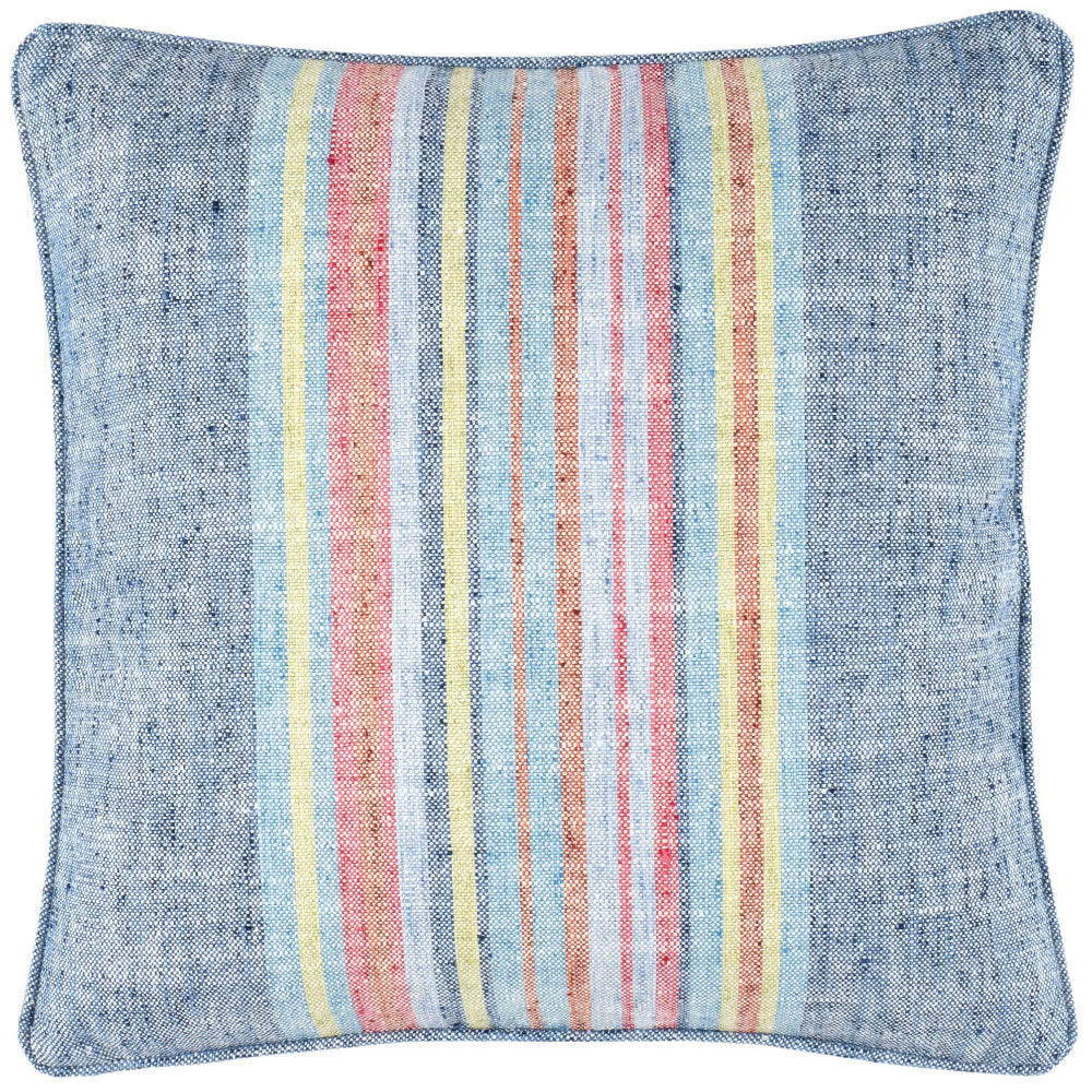 Annie Selke Polyester Clover Stripe Throw Pillow - 20" x 20"