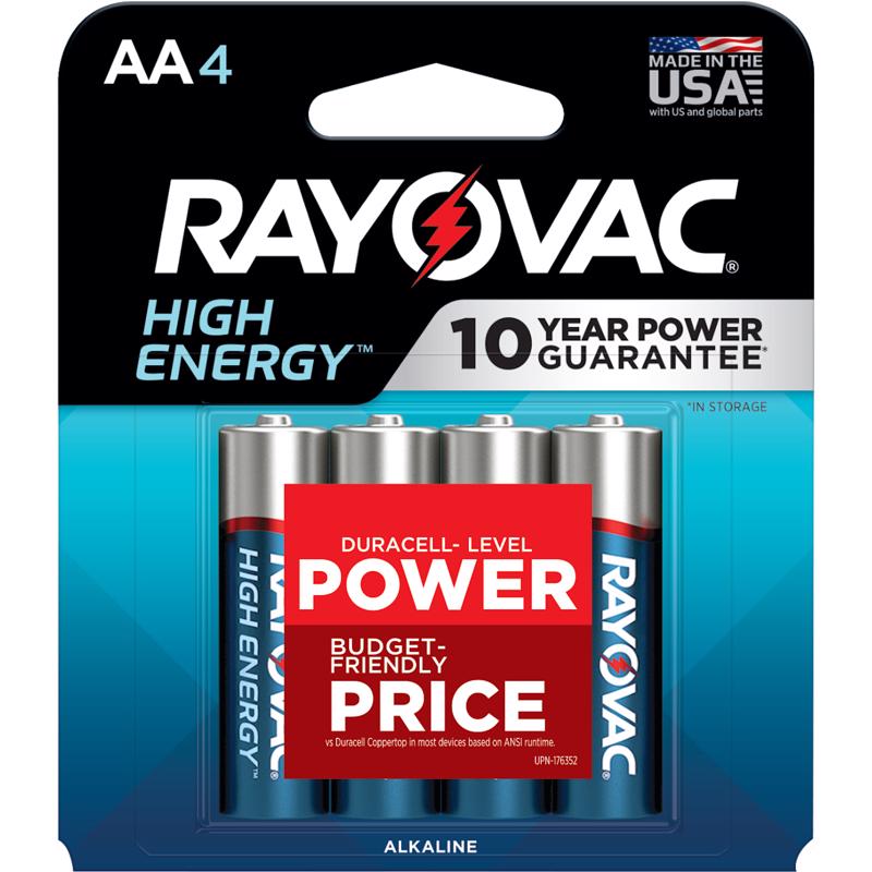 Rayovac High Energy Alkaline Batteries
