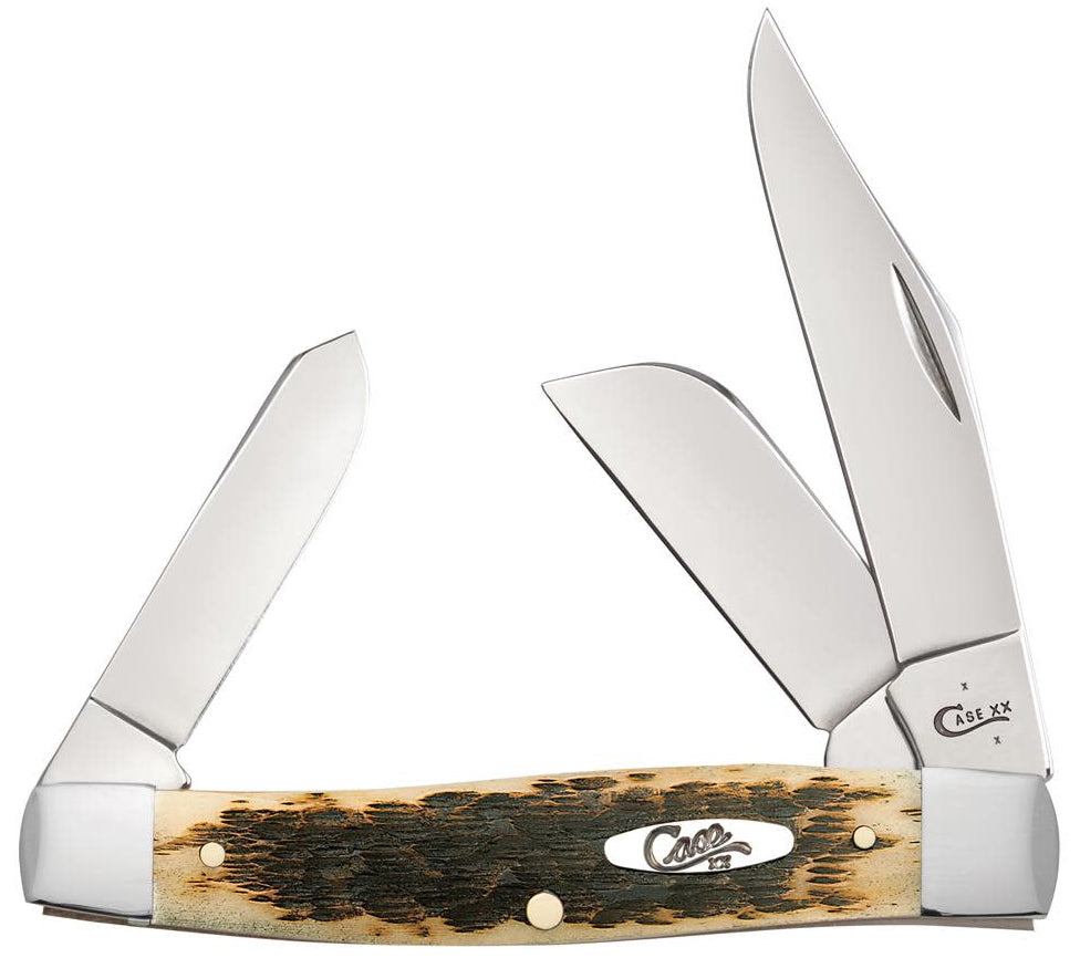 Case Large Stockman 3-Blade Pocket Knife