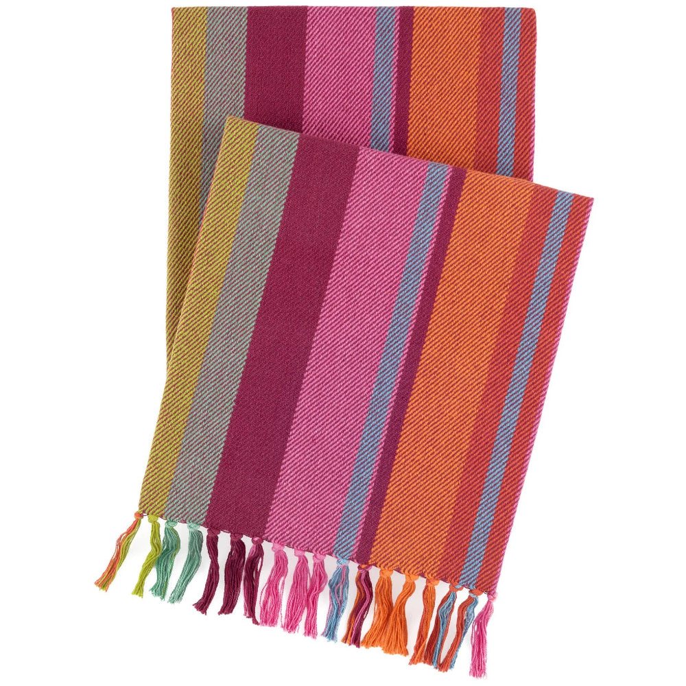 Annie Selke Handwoven Fringed Cotton Throw Blankets - 50" x 70"