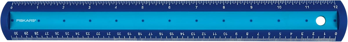Fiskars Softgrip Ruler (Imperial & Metric)