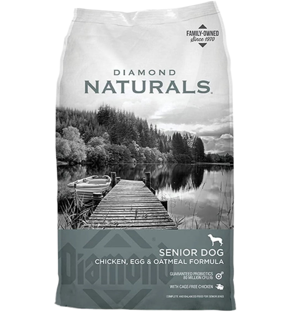 Diamond Naturals Dry Senior Dog Food (Chicken, Egg, & Oatmeal)