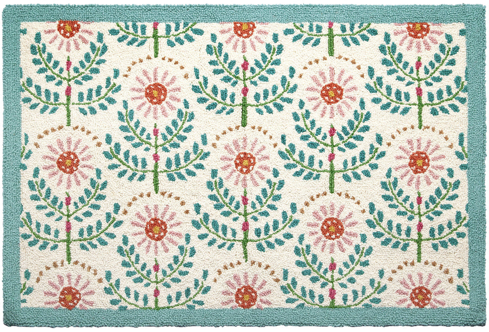 Peking Handicraft Hook-and-Loop Wool Rugs - 2' x 3'