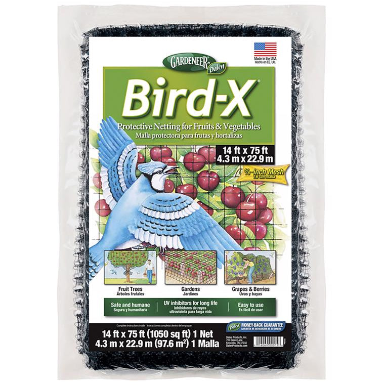 Gardeneer Bird-X Polypropelene Bird Netting - 14' x 75'