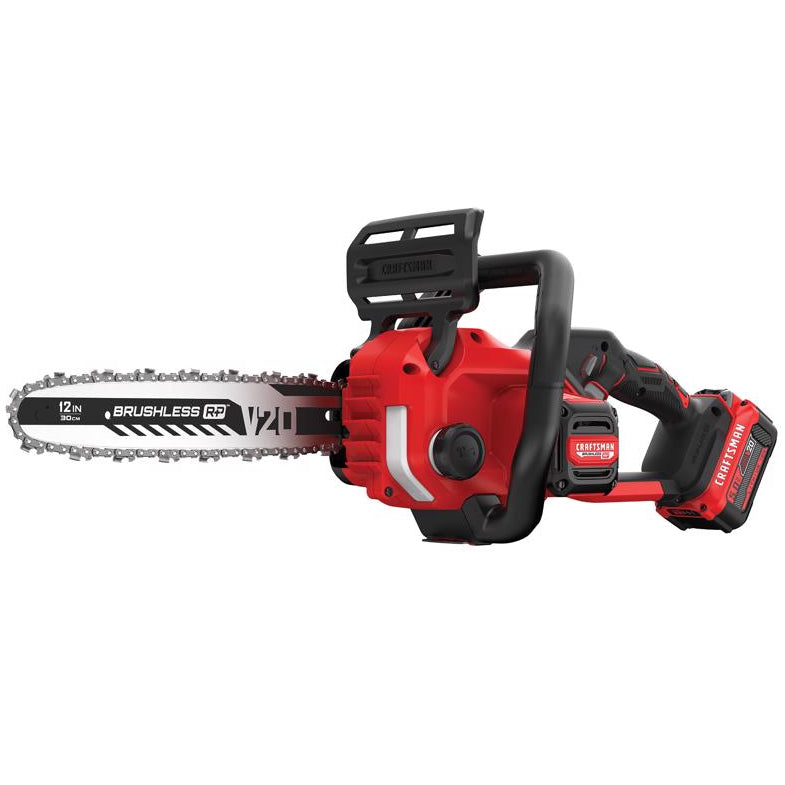 Craftsman V20 Brushless Battery Chainsaw (w/ Battery & Charger)