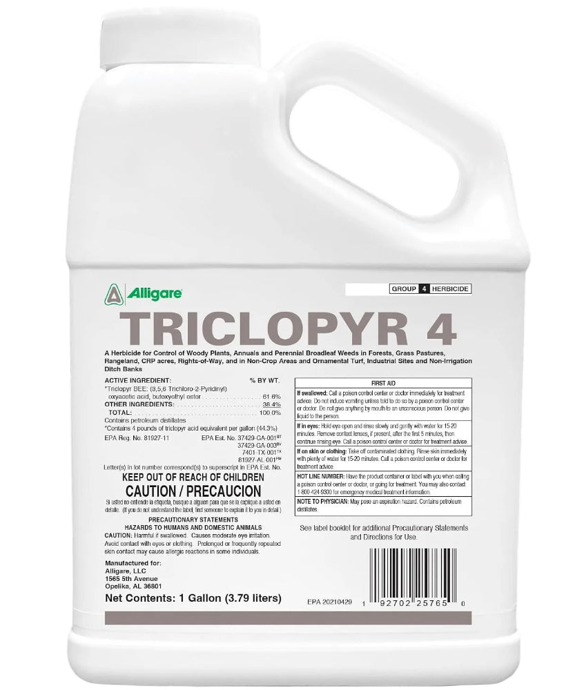 Alligare Triclopyr-4 Herbicide - 1 gal.