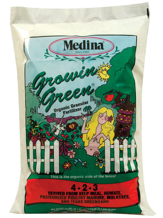 Medina Growin' Green All-Purpose Granulated Plant Food - 40 lb.