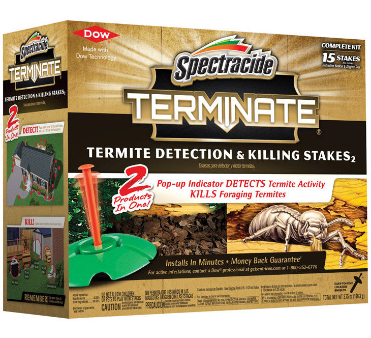 Spectracide Termite Detection & Killing Ground Stakes - 15 pc.