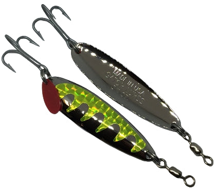 Gator Lures Silver Gator Casting Spoons - 0.75 oz to 3 oz.