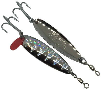 Gator Lures Silver Gator Casting Spoons - 0.75 oz to 3 oz.
