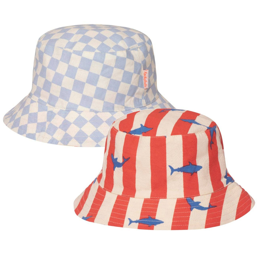 Rockahula Kids Striped Shark Reversible Bucket Hat