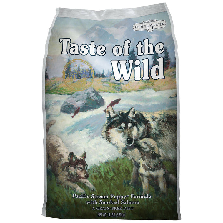Taste of the Wild Pacific Stream Salmon Dry Puppy Food - 28 lb.