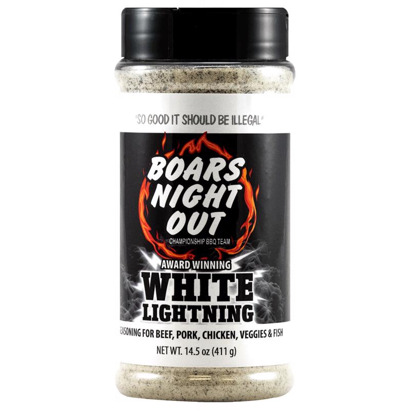 Boars Night Out White Lightning BBQ Rub - 12.2 oz. to 14.5 oz.