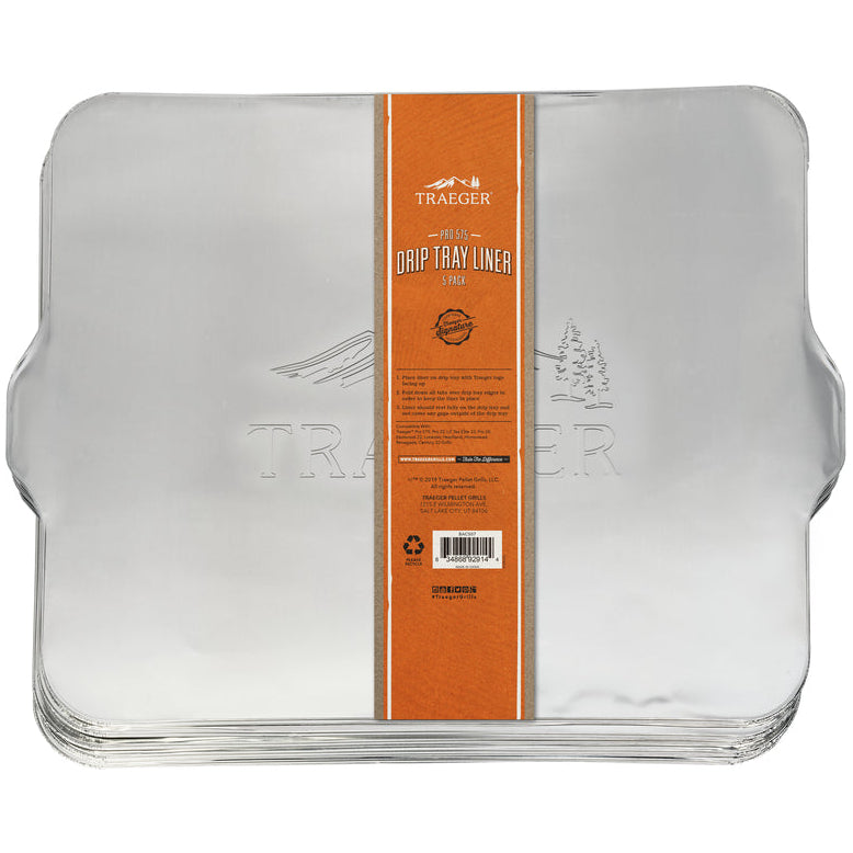 Traeger Disposable Aluminum Grill Drip Tray Liners