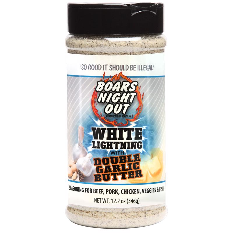 Boars Night Out White Lightning BBQ Rub - 12.2 oz. to 14.5 oz.