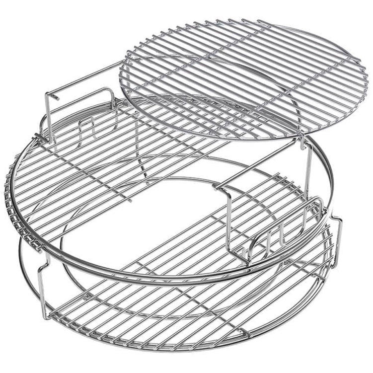Big Green Egg Stainless Steel EGGspander Complete Kit (for Large & XL) - 5 pc.