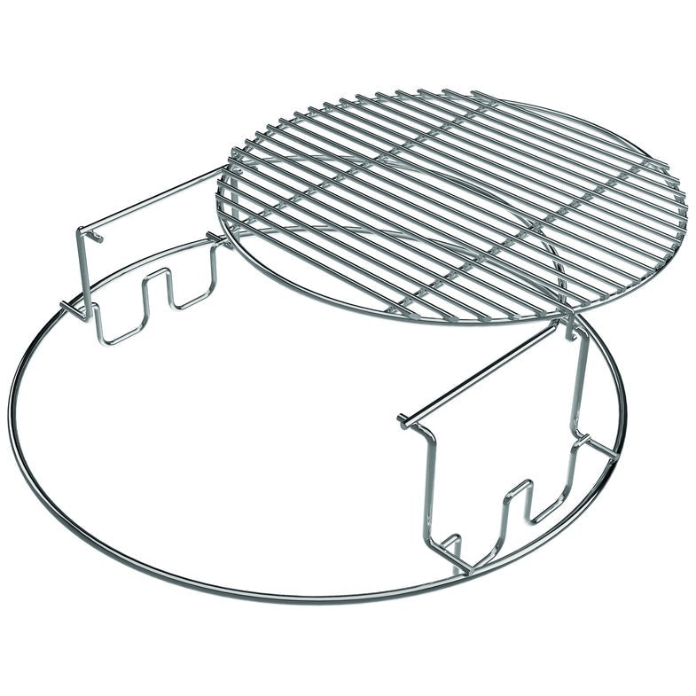 Big Green Egg Stainless Steel EGGspander Starter Kit (for Large & XL) - 2 pc.