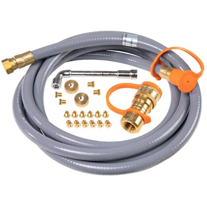 Blackstone 3/8" Brass Quick-Connect Natural Gas Conversion Kit - 10'