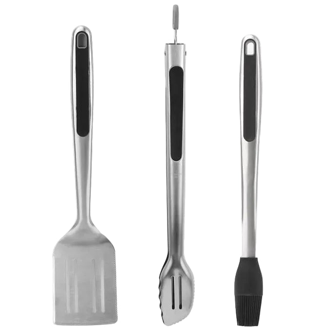 Grill Mark Stainless Steel Premium Grilling Tool Set - 3 pc.