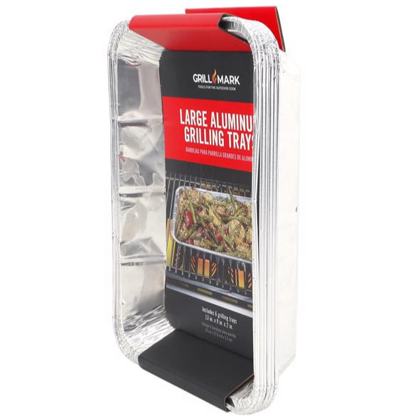 Grill Mark Disposable Aluminum Grill Pans - 6 pc. & 12 pc.