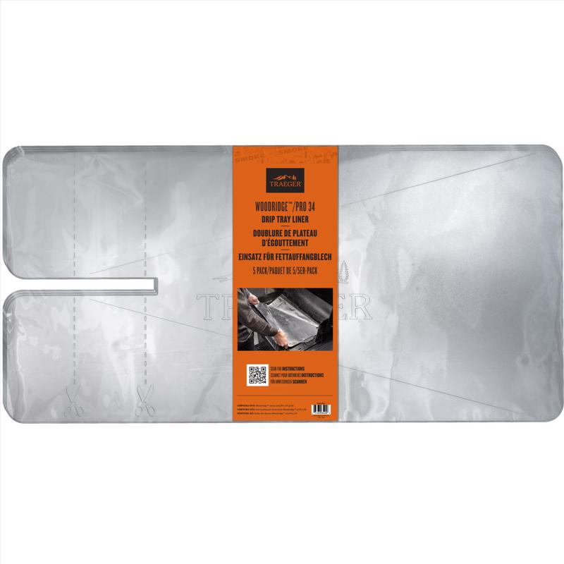 Traeger Disposable Aluminum Grill Drip Tray Liners