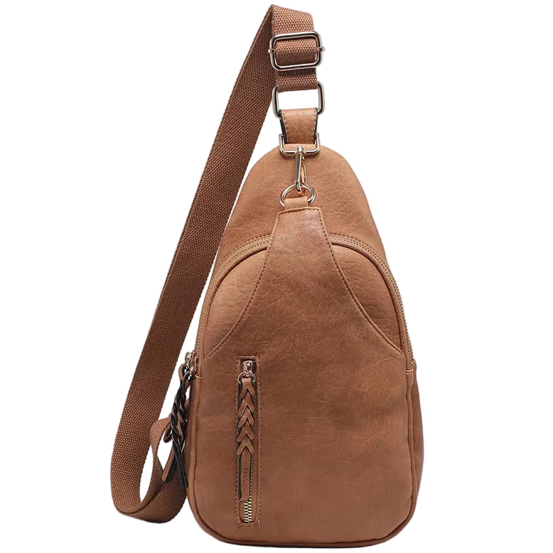Jen & Co. Nikki Vegan Leather Crossbody Sling Bag