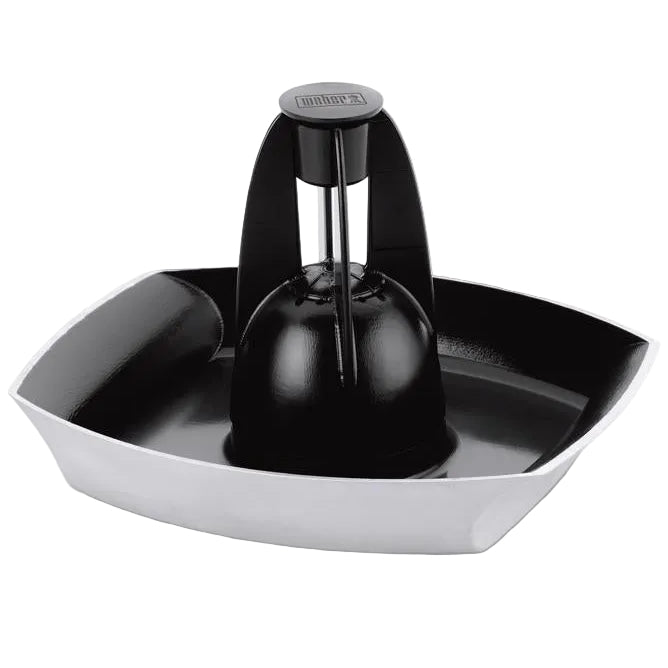 Weber Deluxe Steel Poultry Roaster - 12.3" x 15.5"
