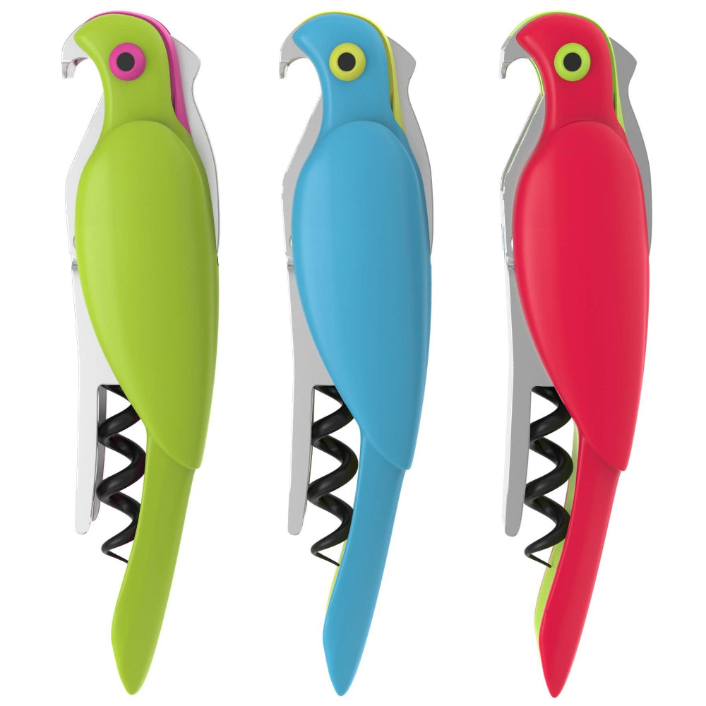 TRUE Zoo "Corkatoo" Bird-Shaped Corkscrew & Bottle Opener