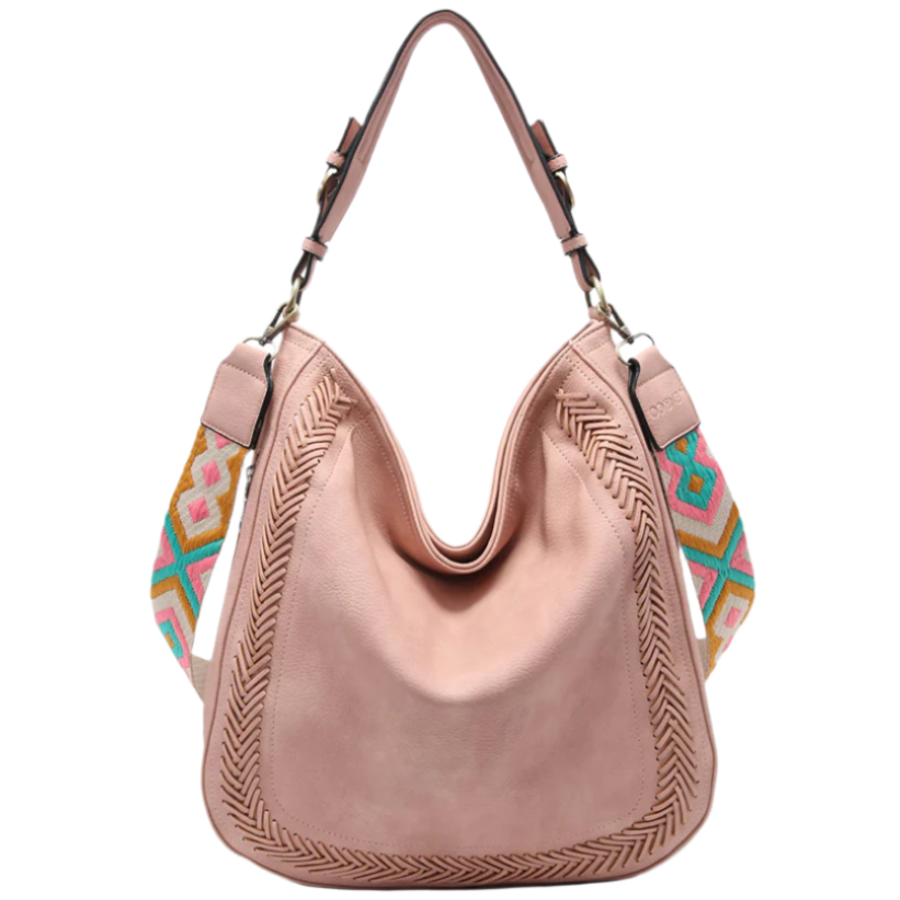 Jen & Co. Aris Whipstitch Vegan Leather Crossbody Bag