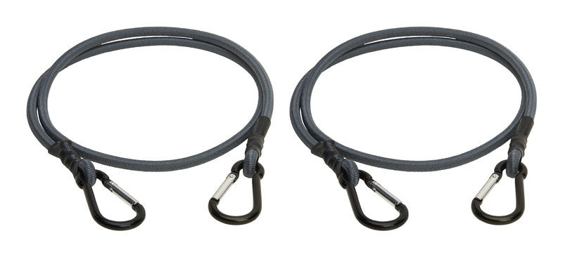Keeper Braided Bungee Cords - Carabiner Clip