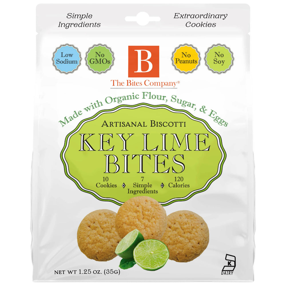 The Bites Co. Artisanal Biscotti Cookies - 1.25 oz. & 5 oz.