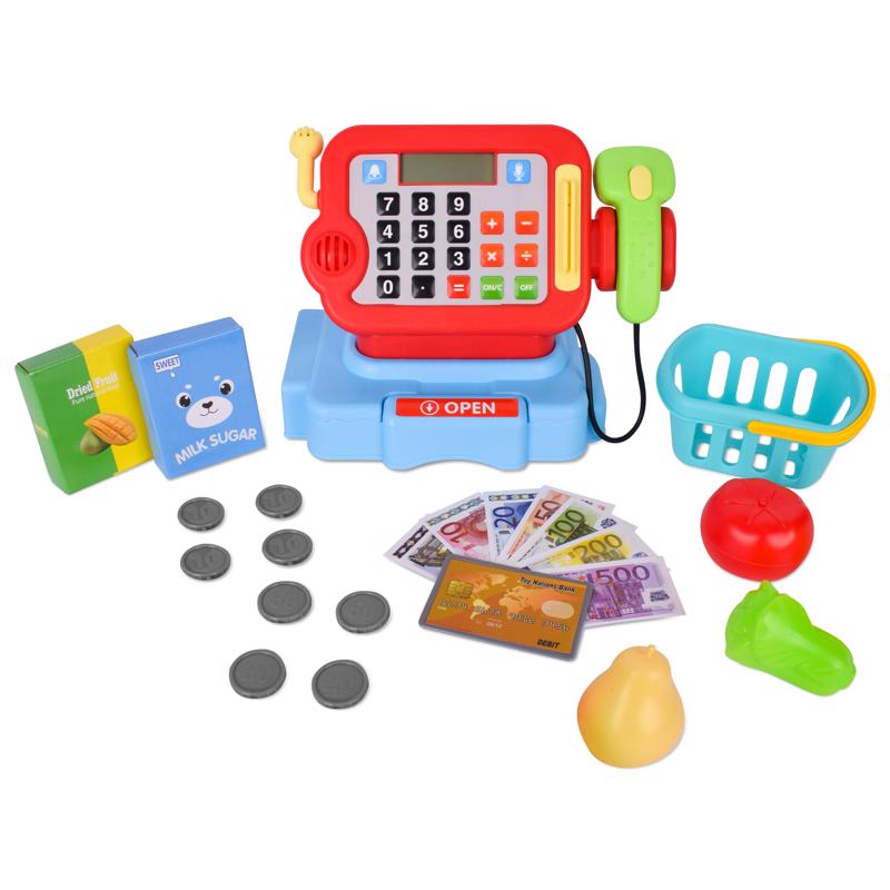 Acorn Avenue Cash Register & Grocery Playset - 25 pc.