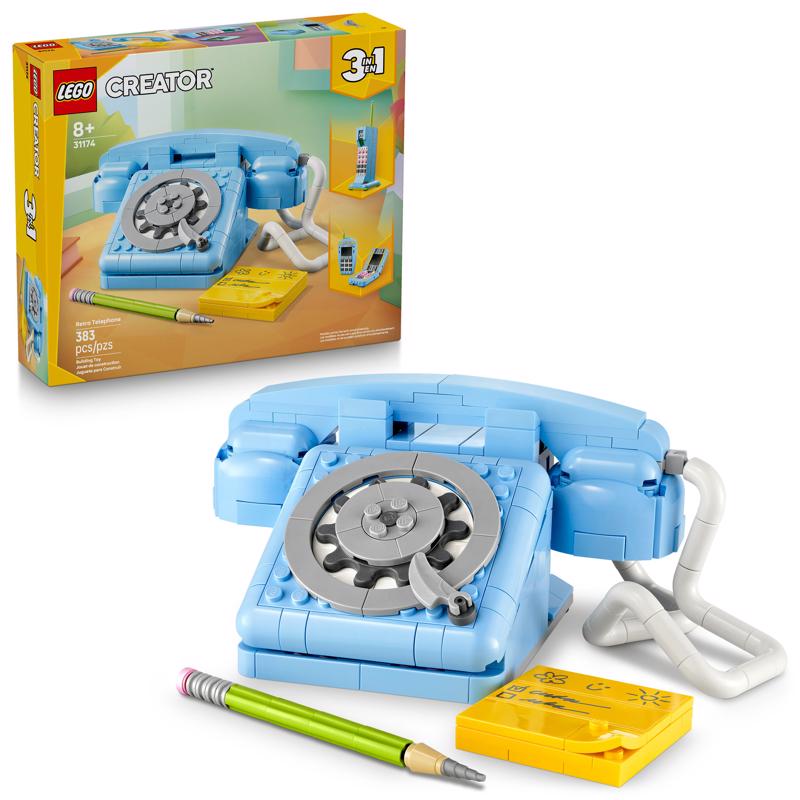 LEGO Creator 3-in-1 Retro Telephone Set - 383 pc.