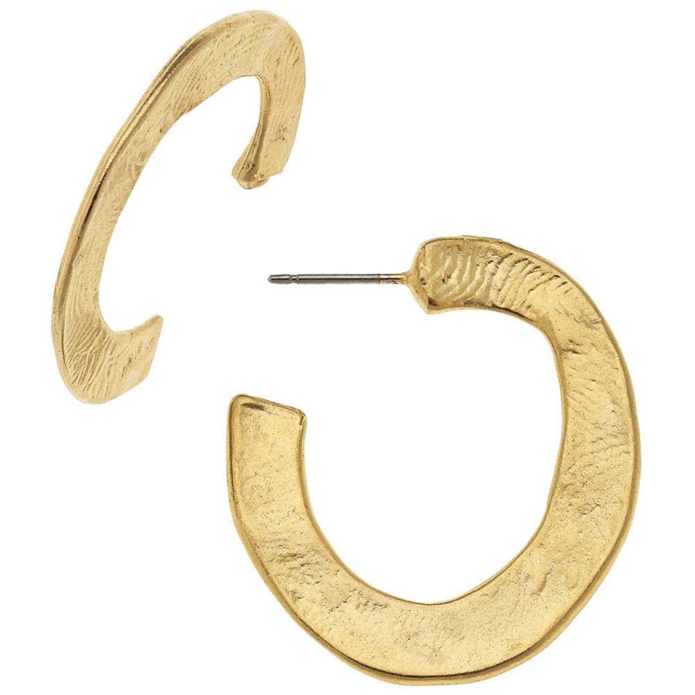Susan Shaw Gold Small Hoop Earrings