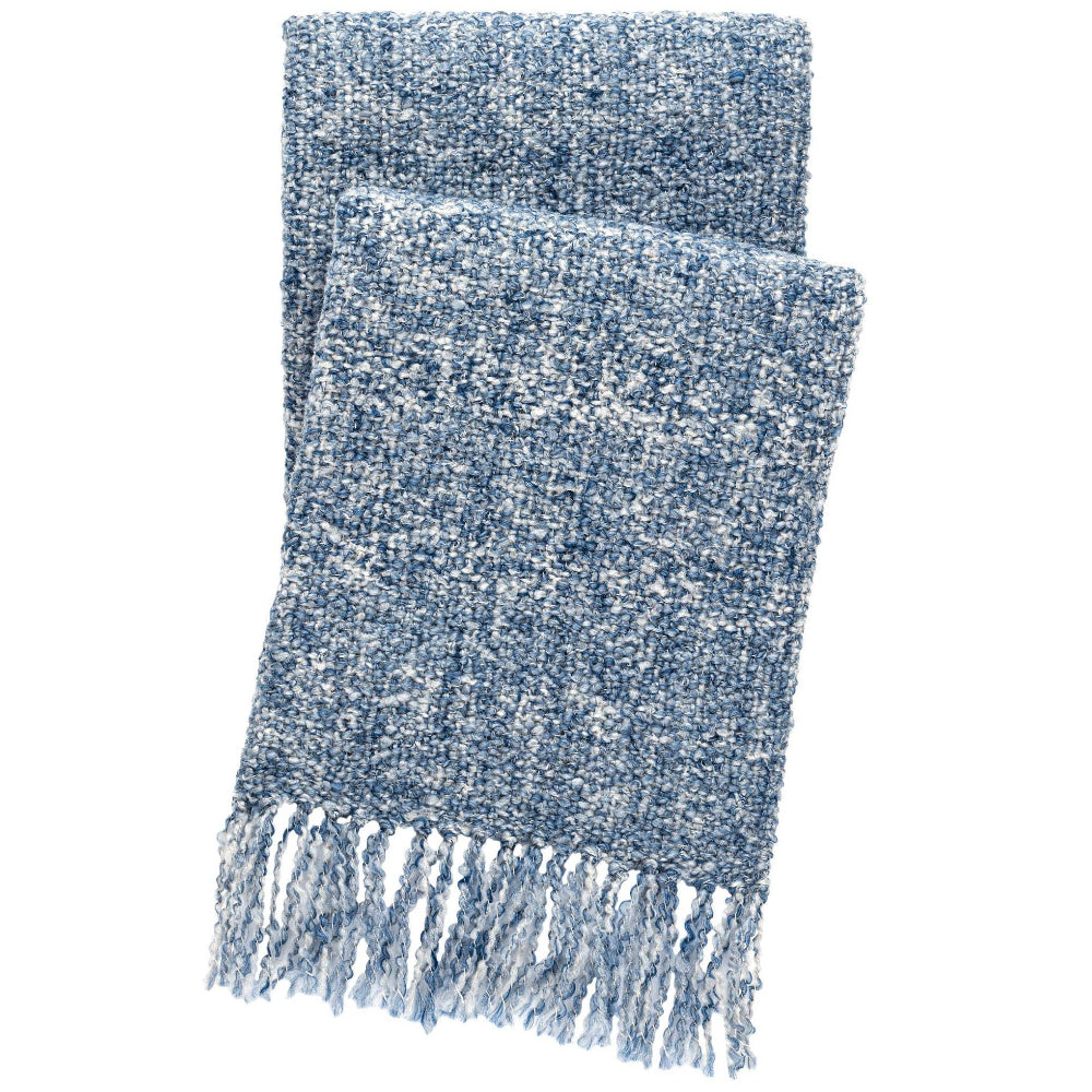 Annie Selke Cotton Boucle Throw - 50" x 70"