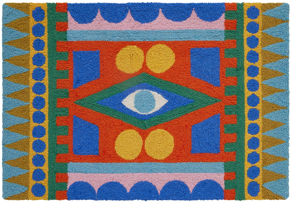 Peking Handicraft Hook-and-Loop Wool Rugs - 2' x 3'