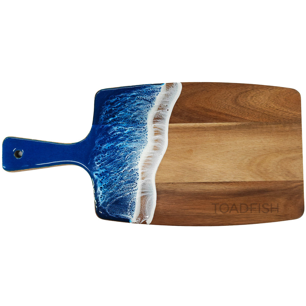 Toadfish Resin & Acacia Wood Beach Wave Serving Board - 7.5" x 15"