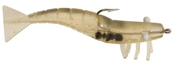 D.O.A. Pre-Rigged 3" Shrimp Scented Soft Lures - 3 pc.