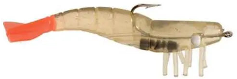 D.O.A. Pre-Rigged 3" Shrimp Scented Soft Lures - 3 pc.