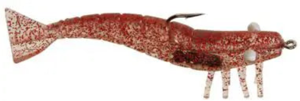 D.O.A. Pre-Rigged 3" Shrimp Scented Soft Lures - 3 pc.