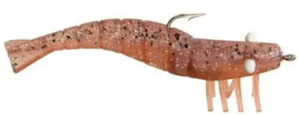 D.O.A. Pre-Rigged 3" Shrimp Scented Soft Lures - 3 pc.