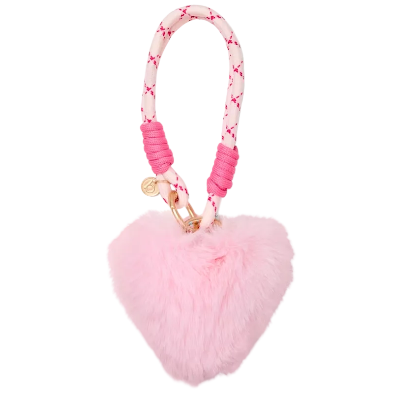BOGG'd & Charmed Heart-Shaped Pouf Keychain - 3"