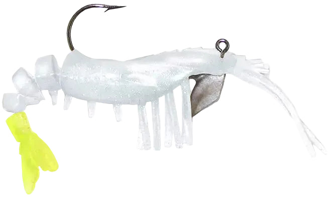 Egret Vudu Jumbo Shrimp 4" Pre-Rigged Soft Lures - 2 pc.