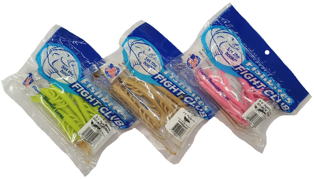 Fishbites Fight'n Shrimp Scented Lures - 6 pc.