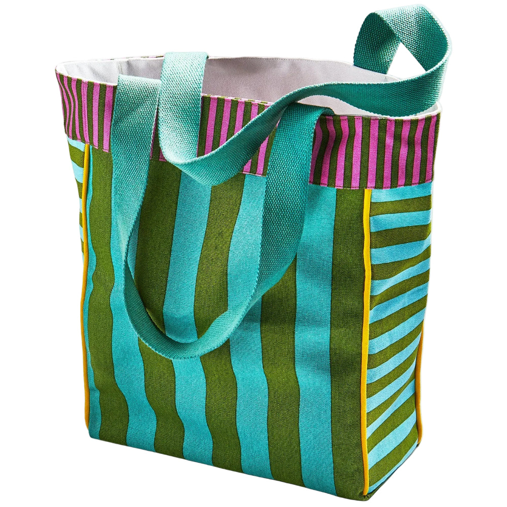 TAG Cabana Stripe Cotton Tote Bag - 15.5" x 17.5"